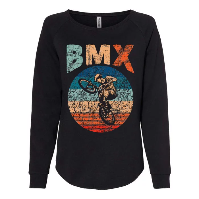 Bmx Bike Bicycle Rider Cyclist Racing Stunt Road Biking Womens California Wash Sweatshirt