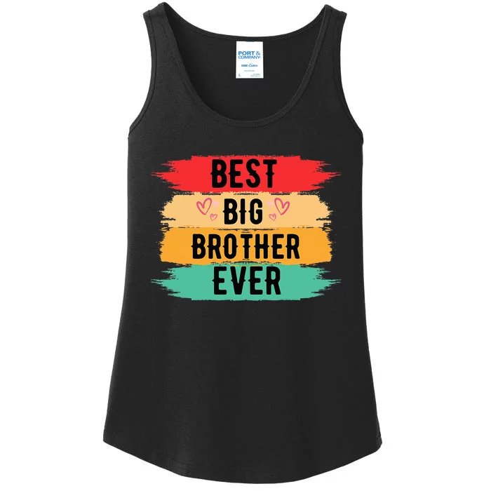 Best Big Brother Ever Older Sibling Nager Ladies Essential Tank