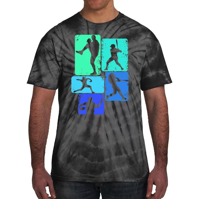 Baseball Batter Tie-Dye T-Shirt