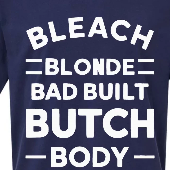 Bleach Blonde Bad Built Butch Body Sueded Cloud Jersey T-Shirt