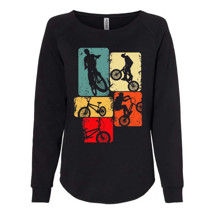 Bmx Bike Bicycle Stunt Racing Womens California Wash Sweatshirt