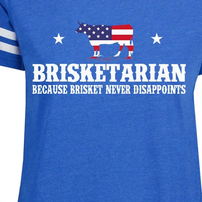 Brisketarian Because Brisket Never Disappoints BBQ Lover Enza Ladies Jersey Football T-Shirt