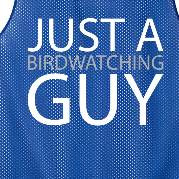 Birdwatching Birdwatcher Bird Just A Birdwatching Guy Gift Mesh Reversible Basketball Jersey Tank