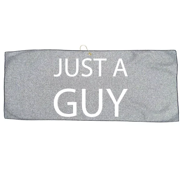 Birdwatching Birdwatcher Bird Just A Birdwatching Guy Gift Large Microfiber Waffle Golf Towel