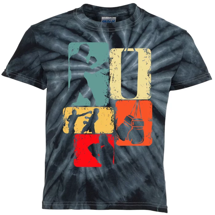 Boxer Boxing Kids Tie-Dye T-Shirt