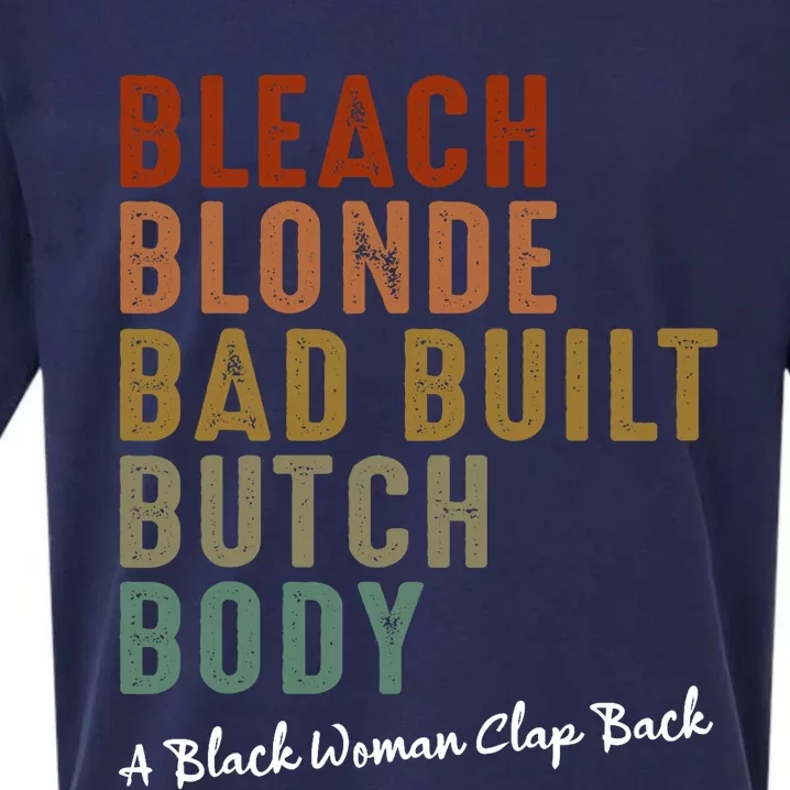 Bleach Blonde Bad Built Butch Body Black Woman Melanin Sueded Cloud Jersey T-Shirt