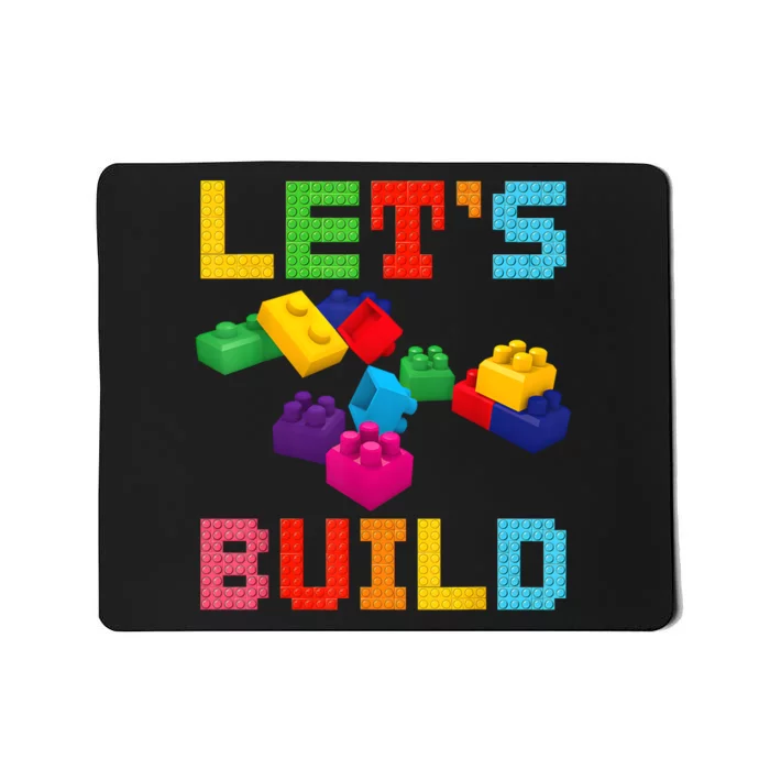 Block Brick Building LetS Build Master Builder Toys Kids Mousepad