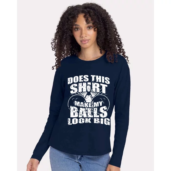 Bowling Ball Womens Cotton Relaxed Long Sleeve T-Shirt