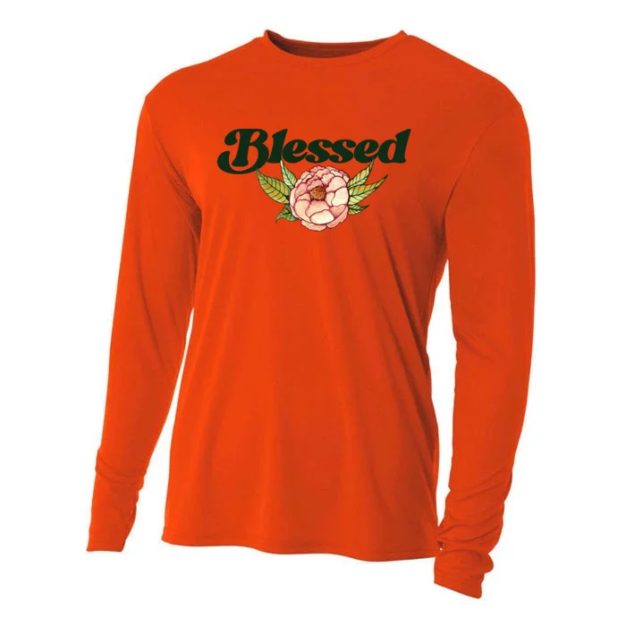 Blessed Beautiful Blessings Artwork Cute Gift Cooling Performance Long Sleeve Crew