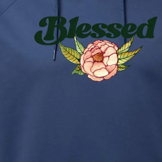 Blessed Beautiful Blessings Artwork Cute Gift Performance Fleece Hoodie