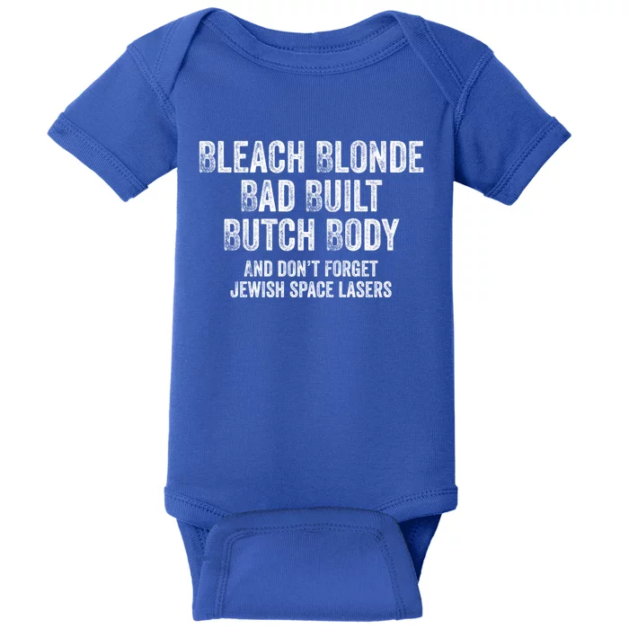 Bleach Blond Bad Built Butch Body Cute Gift Baby Bodysuit