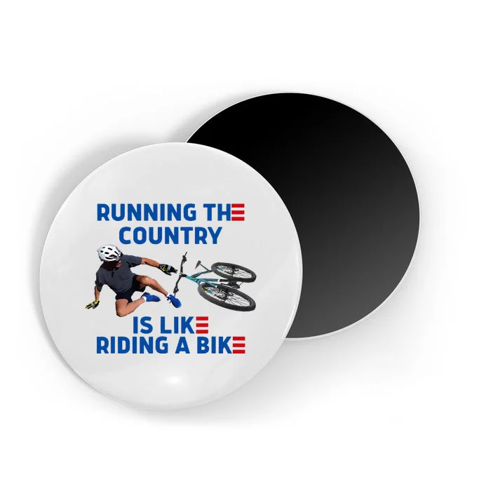 Biden Bike Bicycle Running The Country Is Like Riding A Bike Magnet