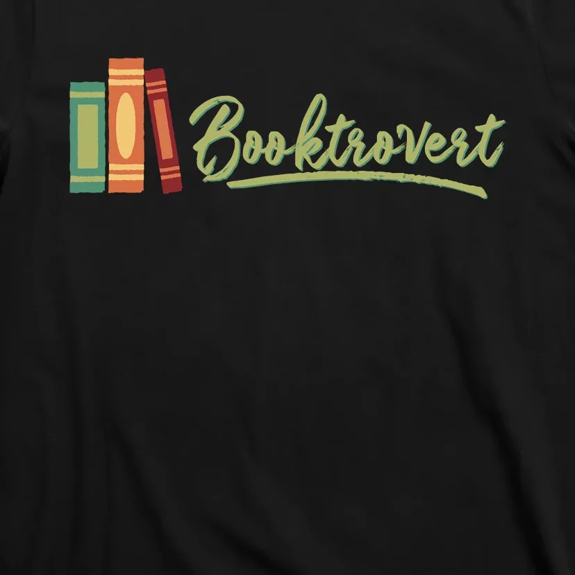 Booktrovert Bookworm Book Lover Introvert Trending T-Shirt