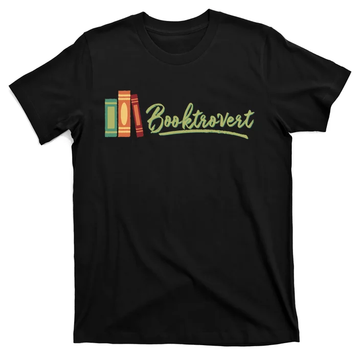 Booktrovert Bookworm Book Lover Introvert Trending T-Shirt