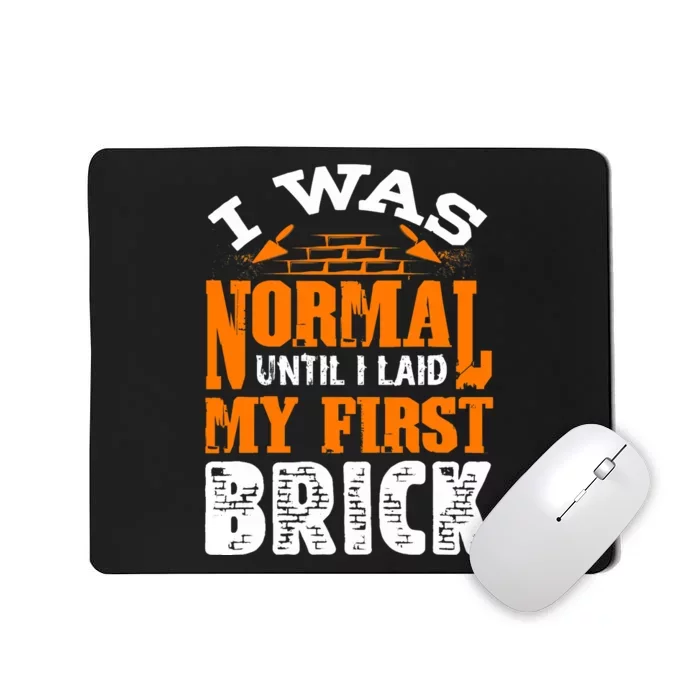 Bricklayer Bricklaying Brick Mason Funny Mousepad