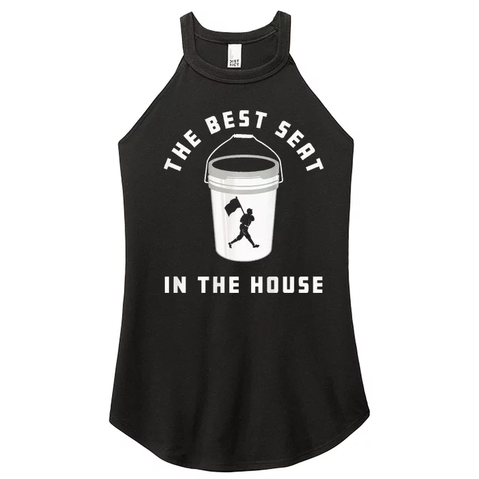 Baseball Bucket Baseball Lovers The Best Seat In The House Women’s Perfect Tri Rocker Tank