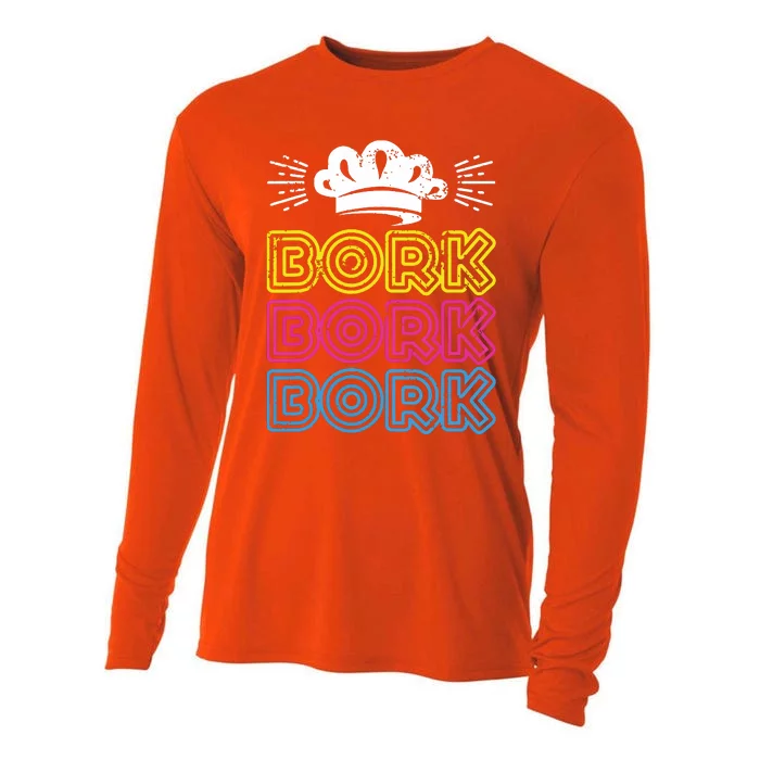 Bork Bork Bork Funny Swedish Chef Cooling Performance Long Sleeve Crew