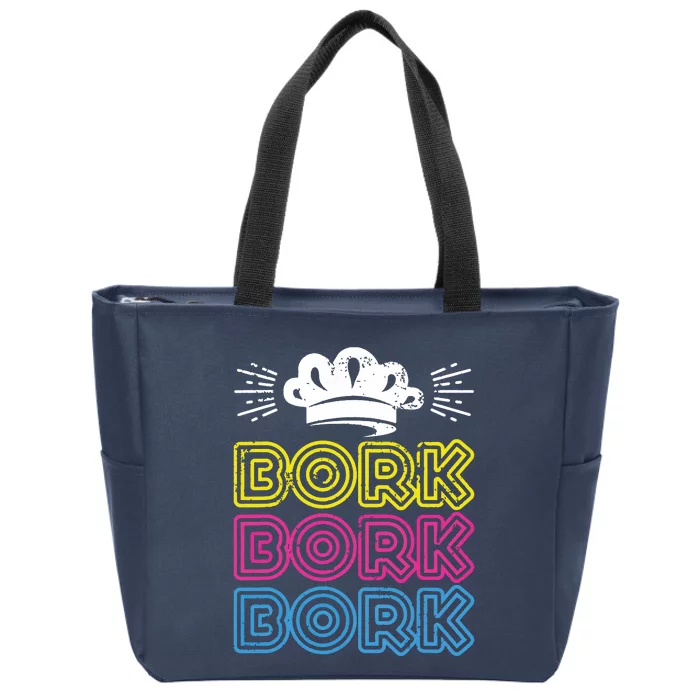 Bork Bork Bork Funny Swedish Chef Zip Tote Bag