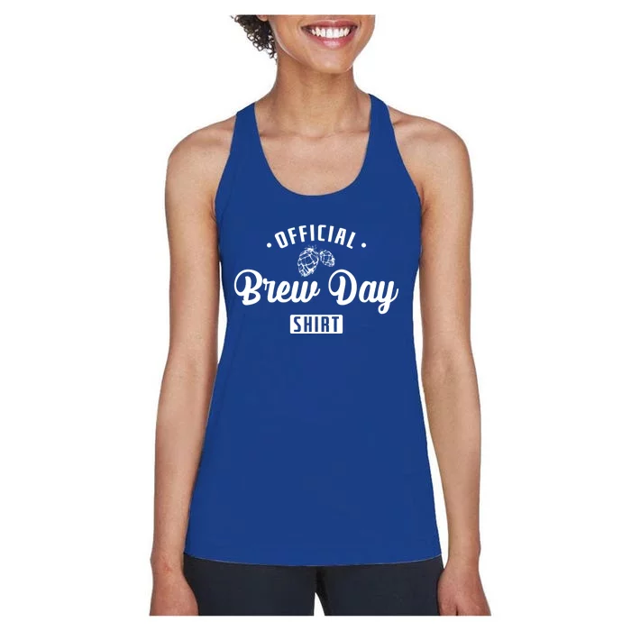 Brew Beer Brew Day Gift Women's Racerback Tank