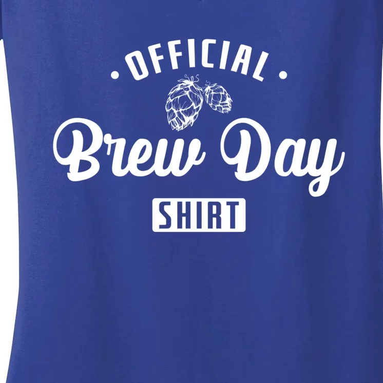 Brew Beer Brew Day Gift Women's V-Neck T-Shirt