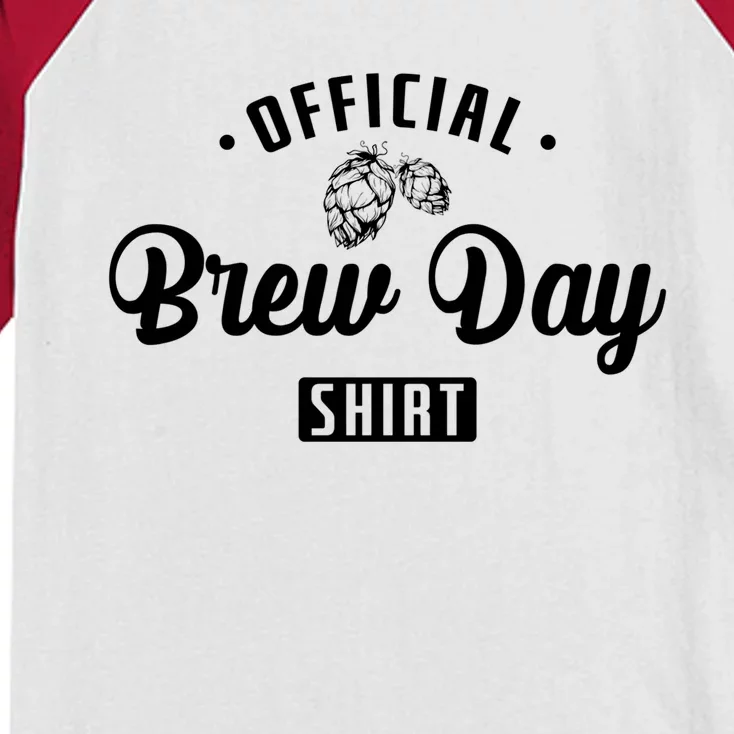 Brew Beer Brew Day Gift Kids Colorblock Raglan Jersey