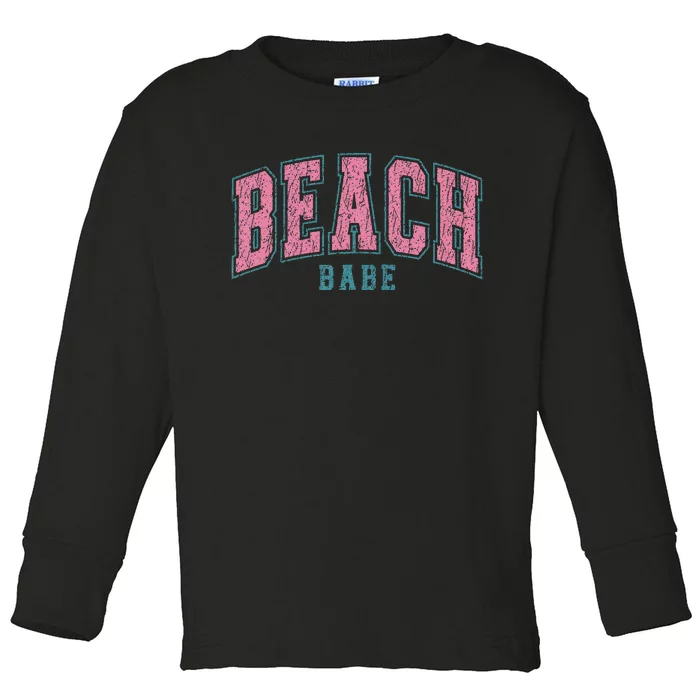 Beach Babe Toddler Long Sleeve Shirt