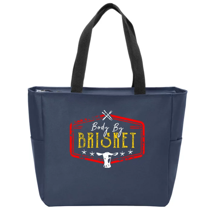 Body By Brisket Zip Tote Bag