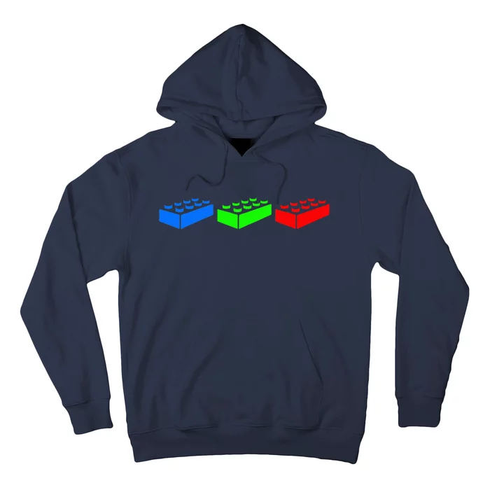 Building Blocks Bricks Master Builder Engineer Construction Hoodie