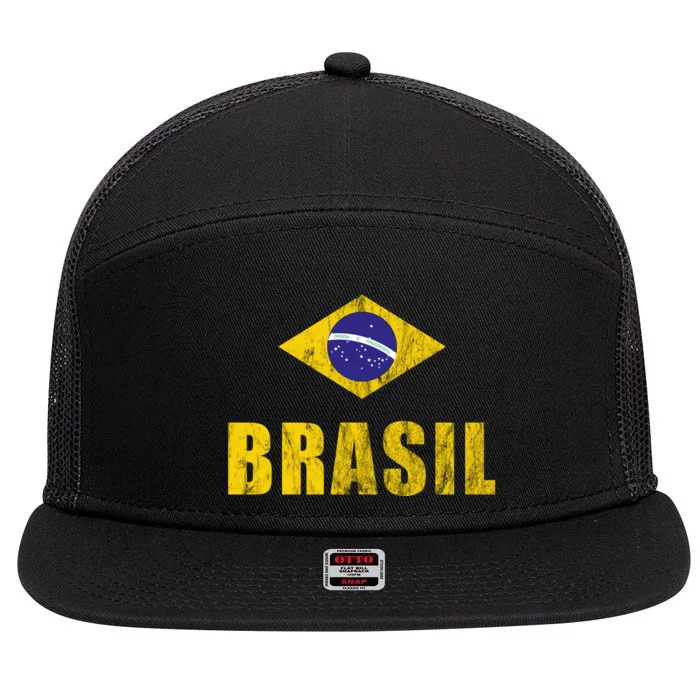 Brasil Brazilian Brazil Soccer Player Jersey Trikot Coach 7 Panel Mesh Trucker Snapback Hat