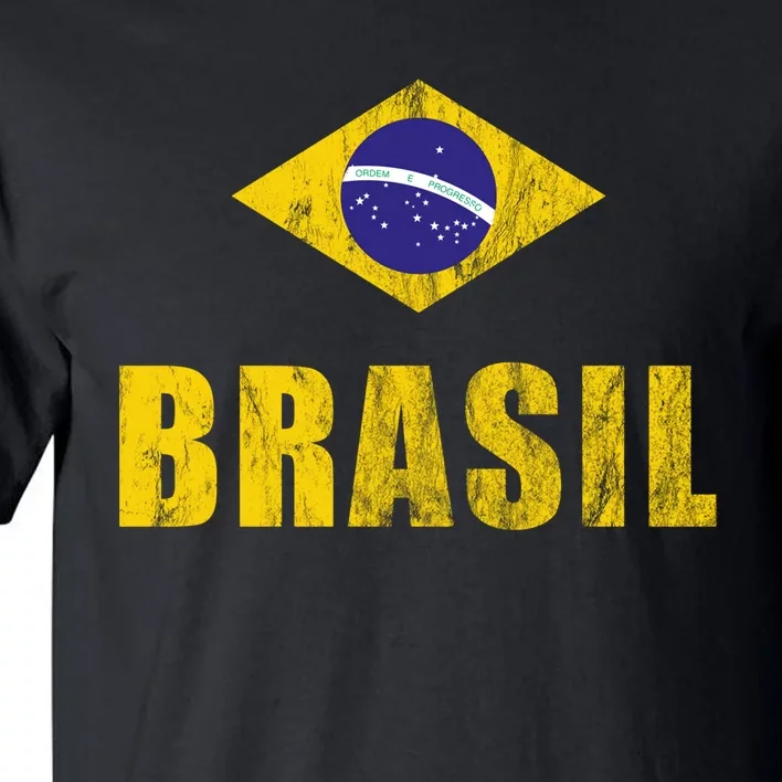 Brasil Brazilian Brazil Soccer Player Jersey Trikot Coach Tall T-Shirt