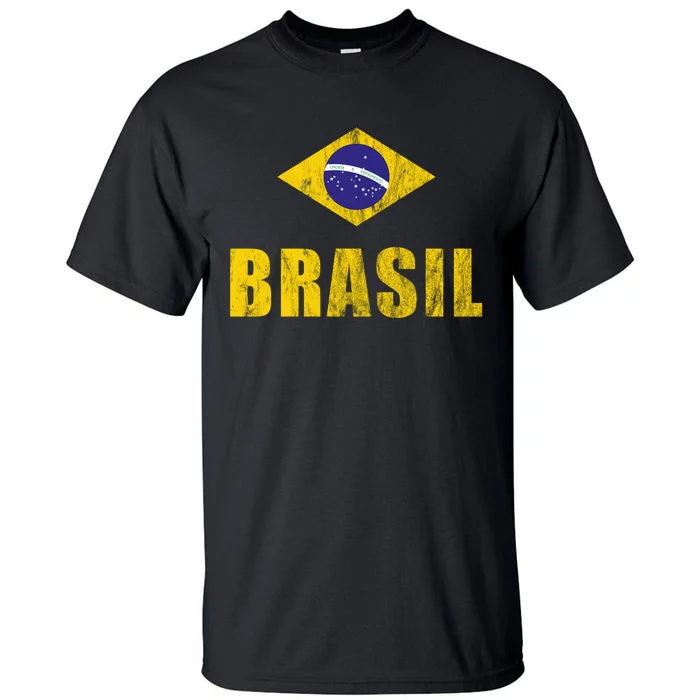 Brasil Brazilian Brazil Soccer Player Jersey Trikot Coach Tall T-Shirt