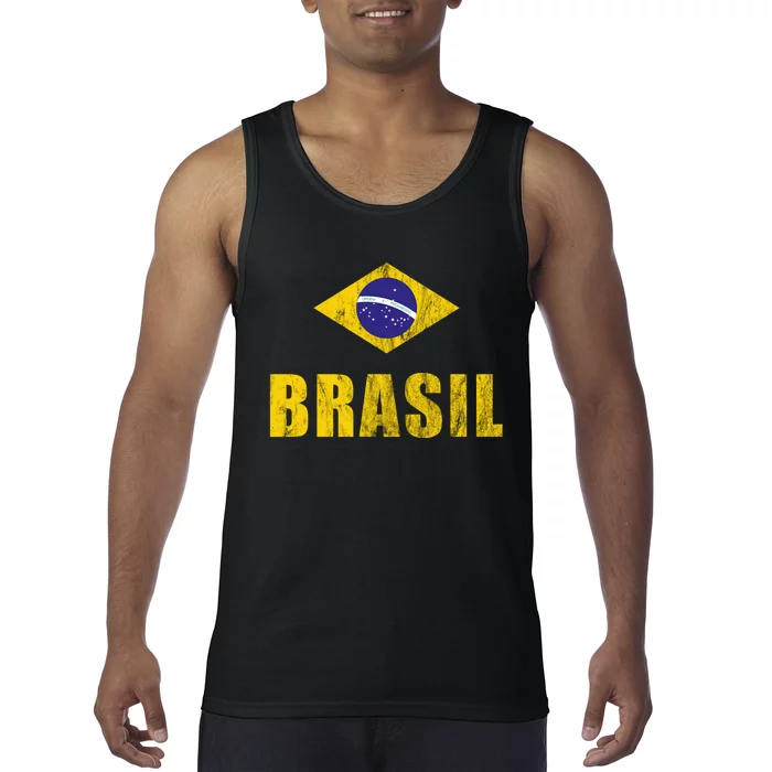 Brasil Brazilian Brazil Soccer Player Jersey Trikot Coach Tank Top