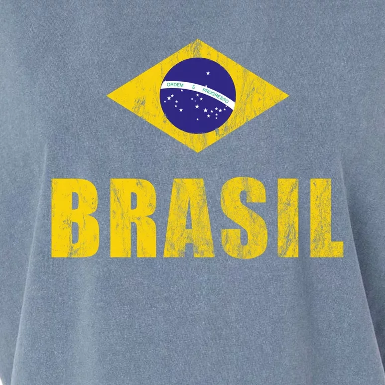 Brasil Brazilian Brazil Soccer Player Jersey Trikot Coach Garment-Dyed Women's Muscle Tee