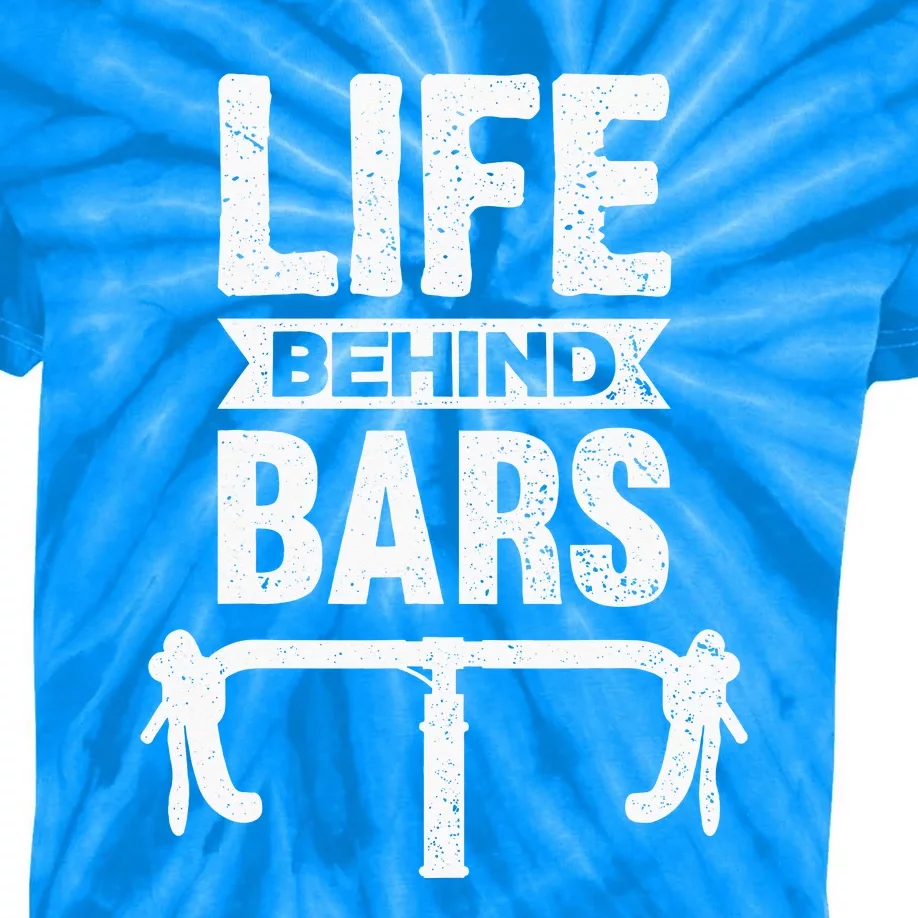 Biking Bicycling Bicycle Life Behind Bars Meme Kids Tie-Dye T-Shirt