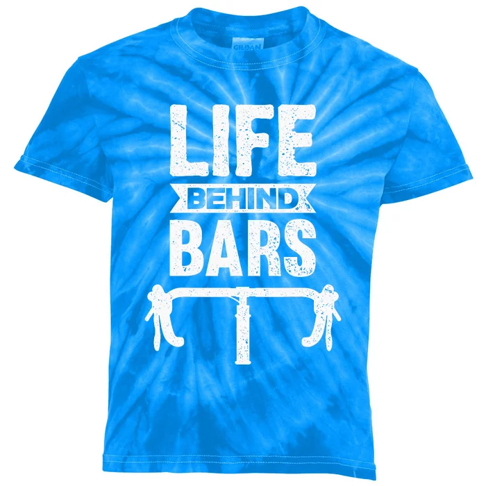 Biking Bicycling Bicycle Life Behind Bars Meme Kids Tie-Dye T-Shirt