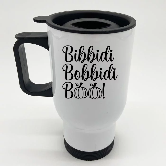 Bibbidi Bobbidi Boo Cute Halloween Front & Back Stainless Steel Travel Mug