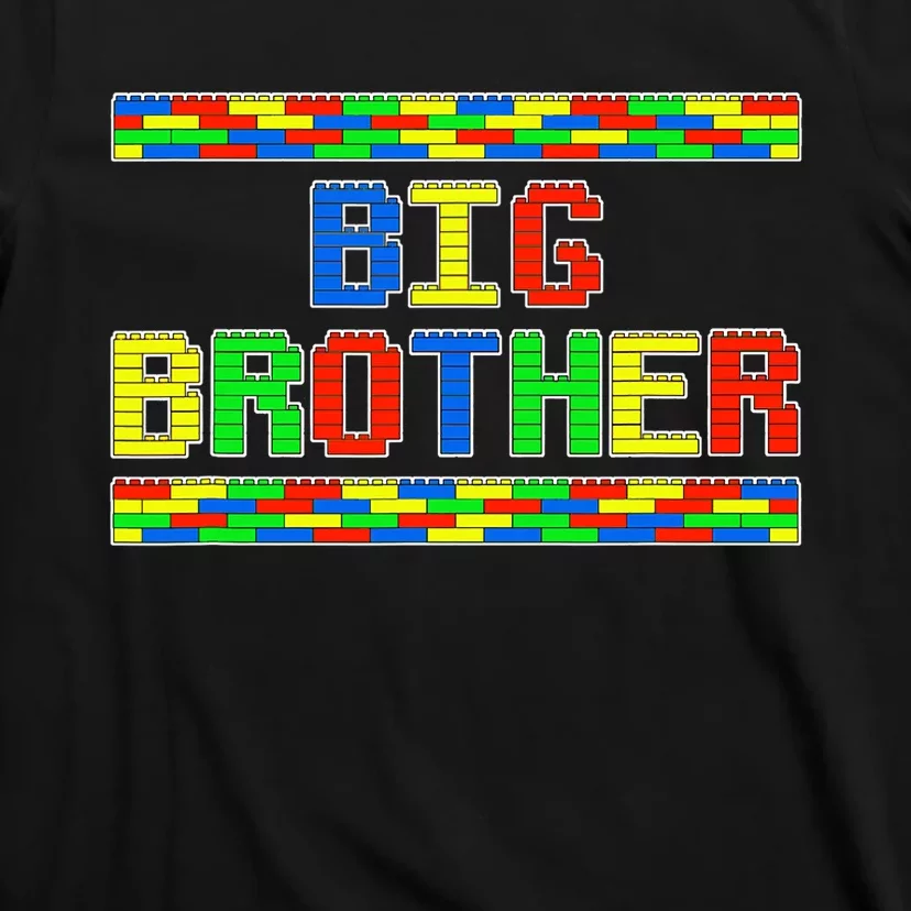 Big Brother Building Blocks Bricks T-Shirt