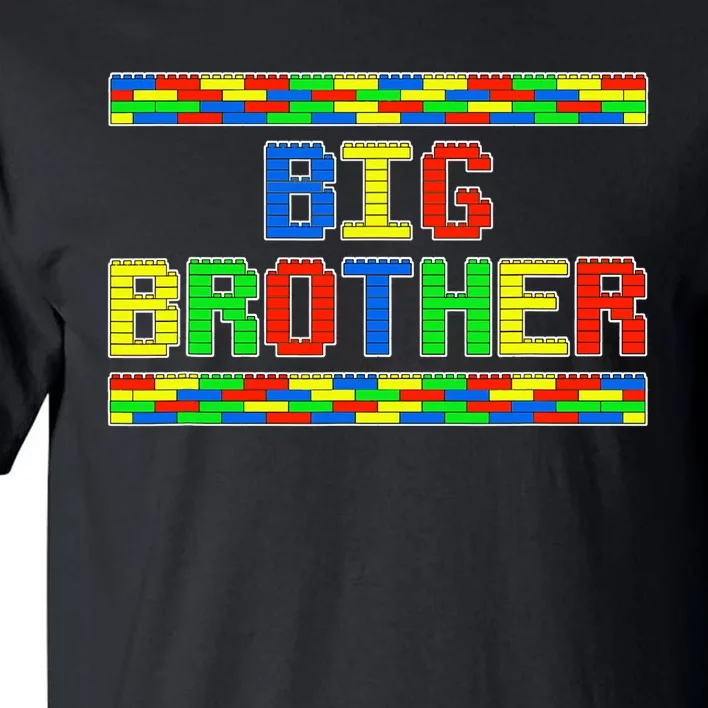 Big Brother Building Blocks Bricks Tall T-Shirt