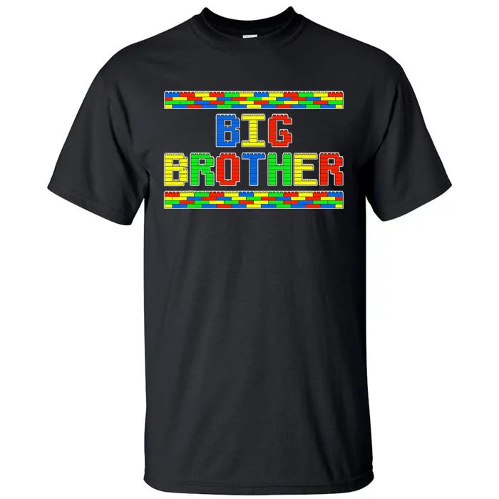 Big Brother Building Blocks Bricks Tall T-Shirt