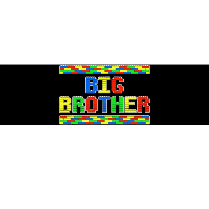 Big Brother Building Blocks Bricks Bumper Sticker