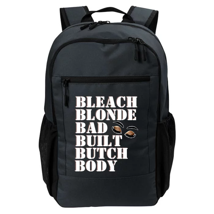 Bleach Blonde Bad Built Graphic Letter Print Gift Daily Commute Backpack