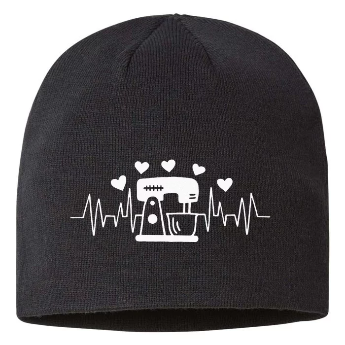 Baking Baker Bakery Pastry Baker Bake Heartbeat Love 8 1/2in Sustainable Knit Beanie