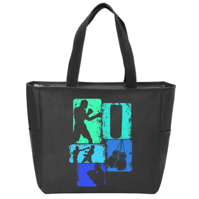 Boxer Boxing Zip Tote Bag