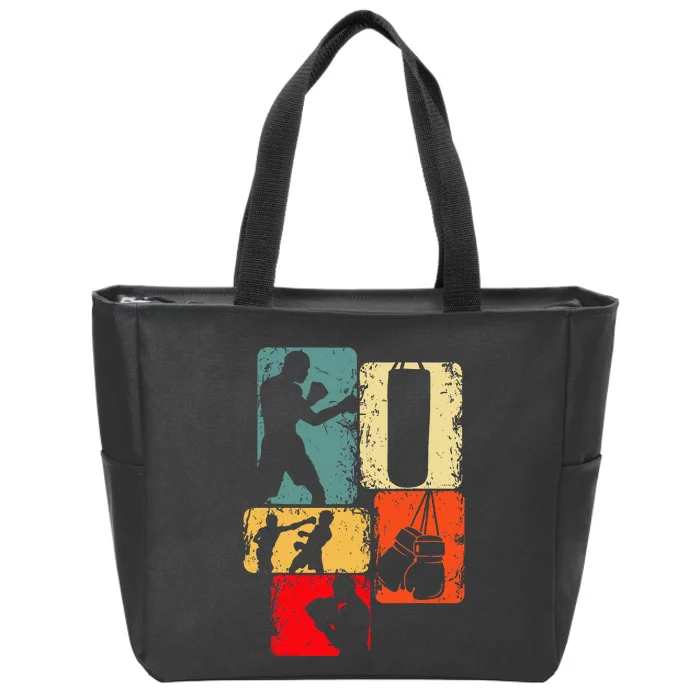 Boxer Boxing Zip Tote Bag