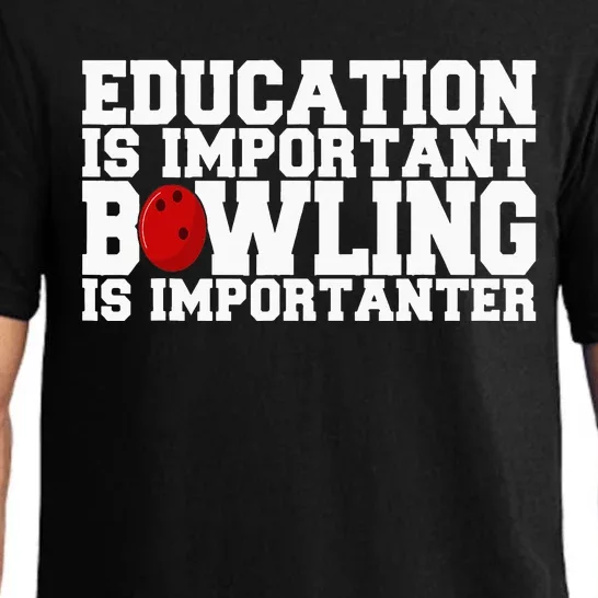 Bowling Ball Bowler Outfit Bowling Apparel Pajama Set