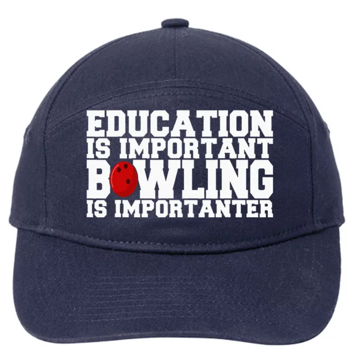 Bowling Ball Bowler Outfit Bowling Apparel 7-Panel Snapback Hat