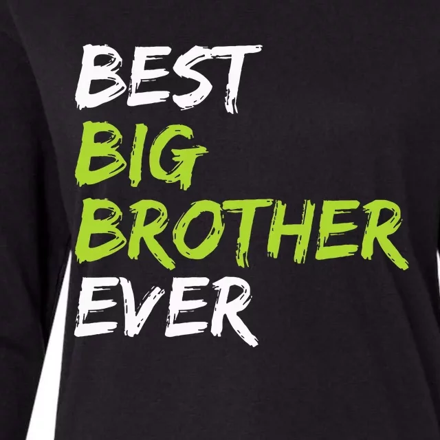 Best Big Brother Ever Womens Cotton Relaxed Long Sleeve T-Shirt