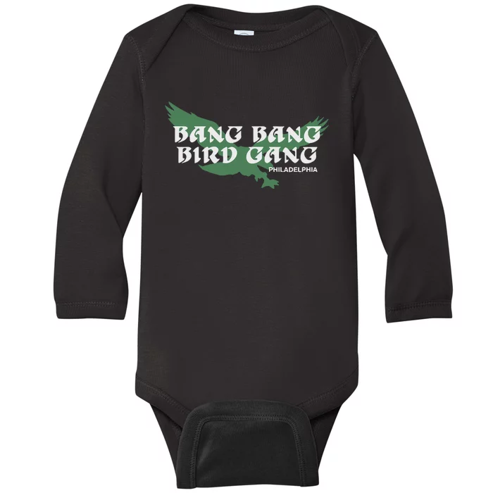 Bang Bang Bird Gang Philadelphia Baby Long Sleeve Bodysuit