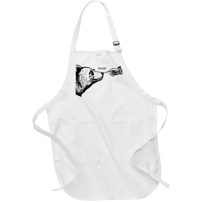 Boop Bear Full-Length Apron With Pocket