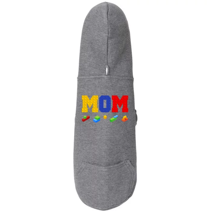 Builder Building Blocks Mom Doggie 3-End Fleece Hoodie